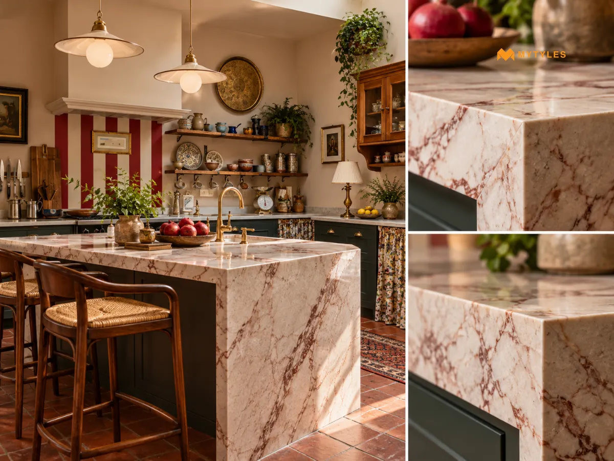 Mitred Edge for a Deeper Countertop Edge